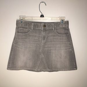 Gap Kids Gray Denim Skirt